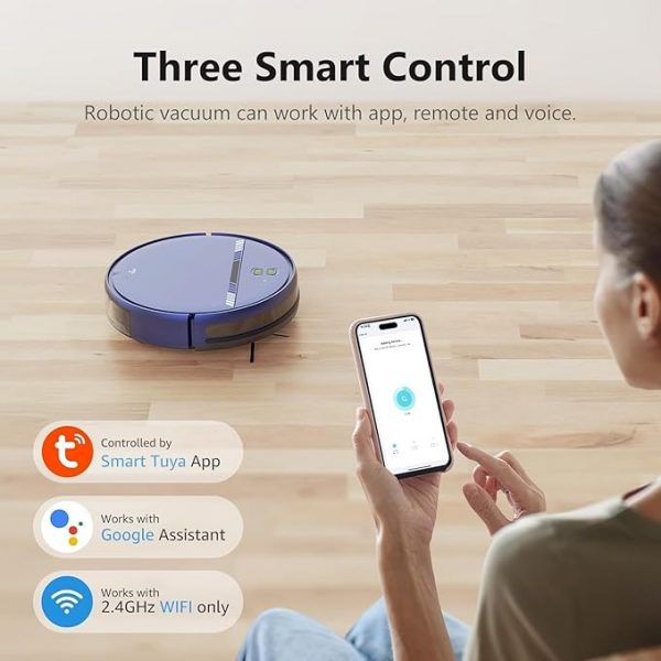 2-in-1 Robot Vacuum & Mop - WiFi Enabled - Image 3