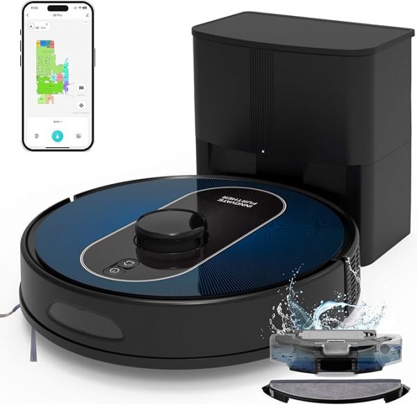 Self-Emptying Robot Vacuum & Mop - 5000Pa Power