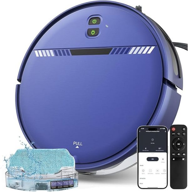2-in-1 Robot Vacuum & Mop - WiFi Enabled