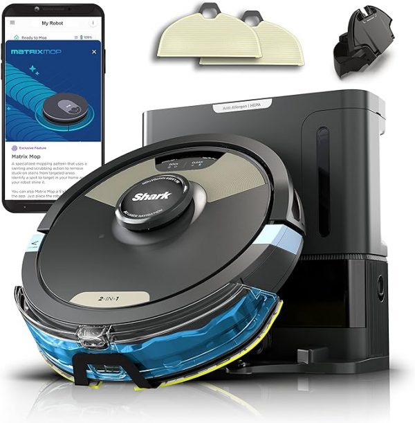 Slynto Robot Vacuum Mop - Powerful Suction Cleaning