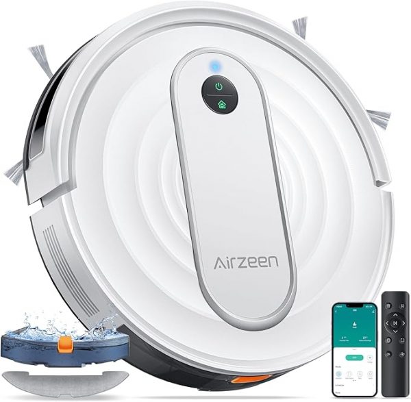 Robot Vacuum & Mop - 4000Pa Suction Power Cleaner